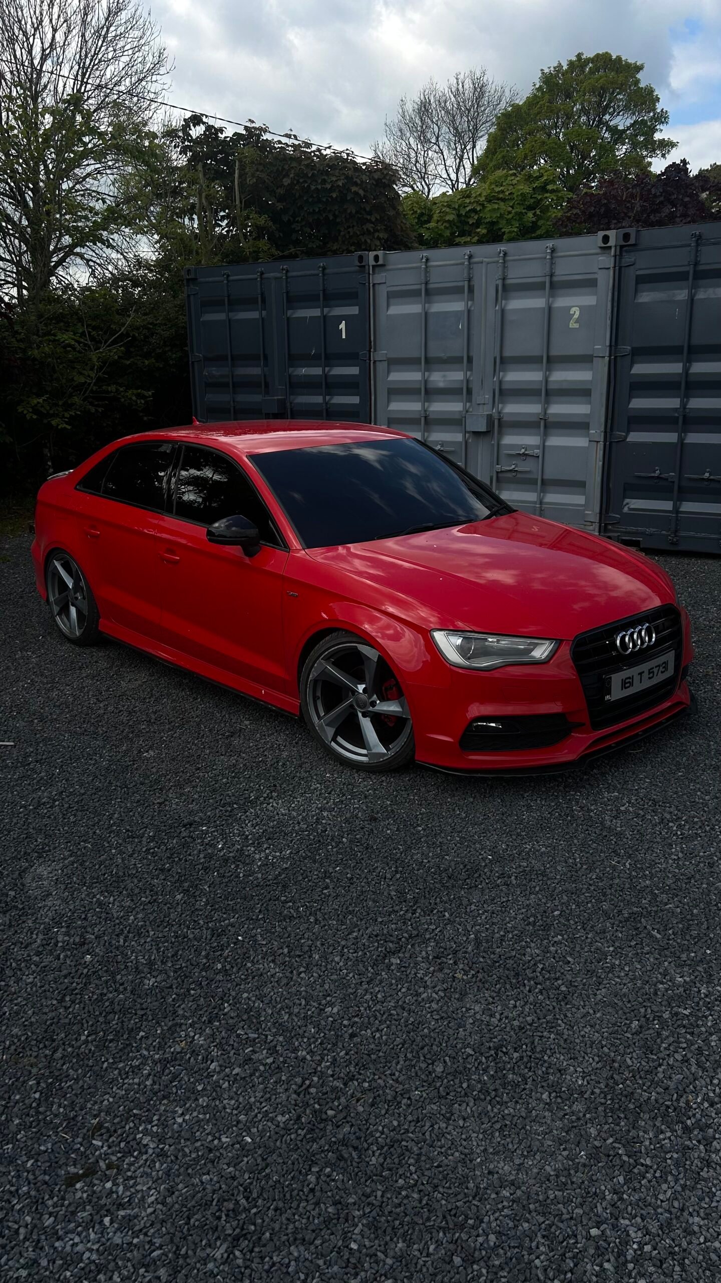 Audi A3 Sedan Red